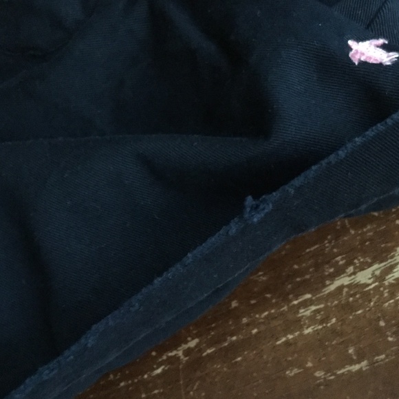 NWT J. Crew 3" Chino Turtle Critter Short Embroidered Navy Pink - Size 4 - Picture 11 of 11
